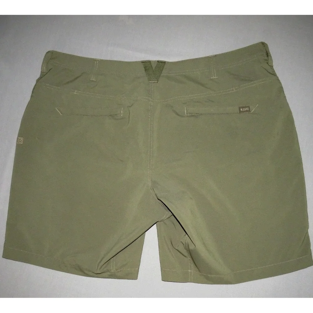 5.11 Tactical 100% Polyester Dark Green Light Weight Performance Shorts Men's 44